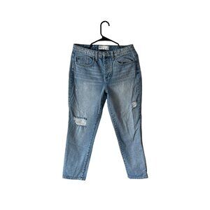 RSQ Women's Skinny Jeans Size 3 Distressed Boyfriend High Waisted Waist 26